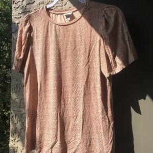 SOLD | Pink Snakeskin A New Day Blouse